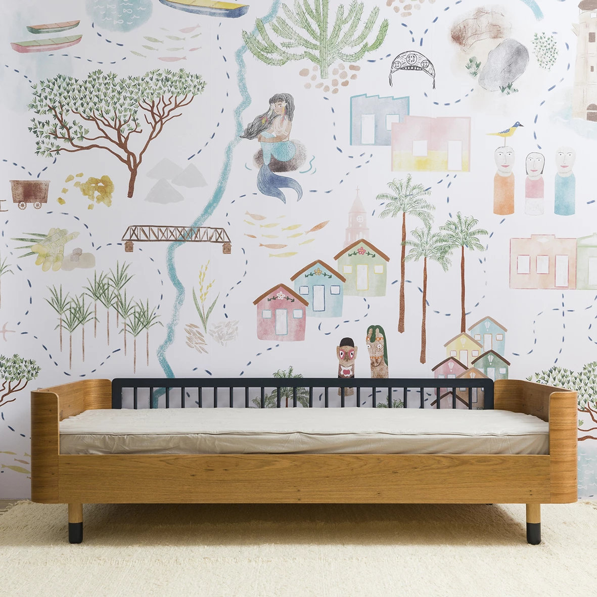 Papel de parede para quarto infantil: inspire-se nas montanhas e na natureza